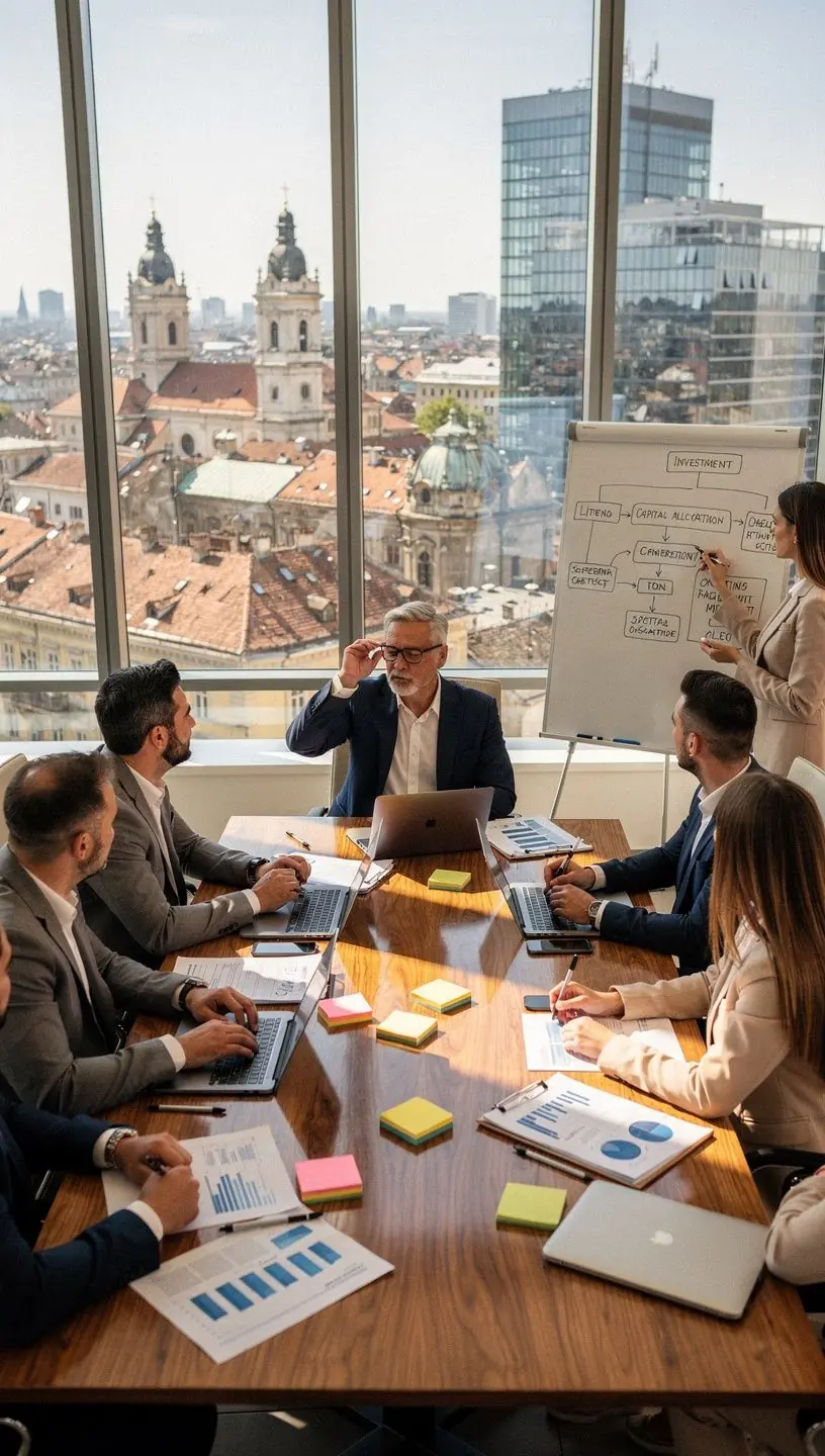 Professional team collaboration